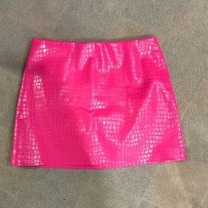 Alice and Olivia vegan leather skirt